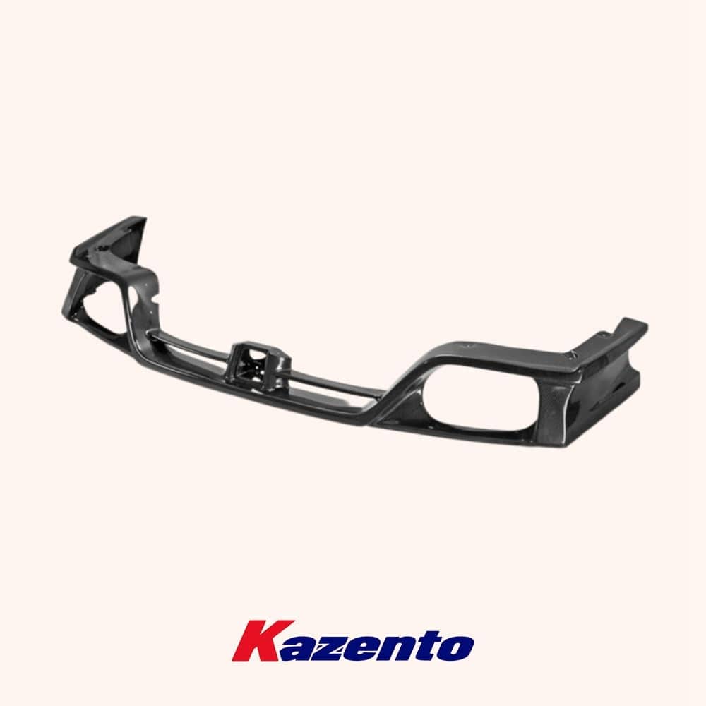 Kazento For Nissan GTR R35 08-11 13-Ver VR Style Carbon Rear Bumper Under Skirt Diffuser Kazento Carbon Parts 车身侧板 R35-RL-13VA-EARLY-CF