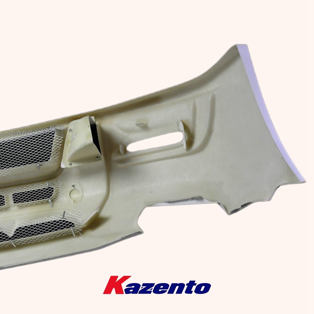 Kazento For Nissan GTR R35 08-11 13Ver VR Style Front Bumper Body Kit Fiberglass Unpaint Kazento Carbon Parts 车身侧板 R35-FB-13VA-FRP
