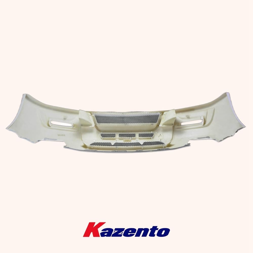 Kazento For Nissan GTR R35 08-11 13Ver VR Style Front Bumper Body Kit Fiberglass Unpaint Kazento Carbon Parts 车身侧板 R35-FB-13VA-FRP
