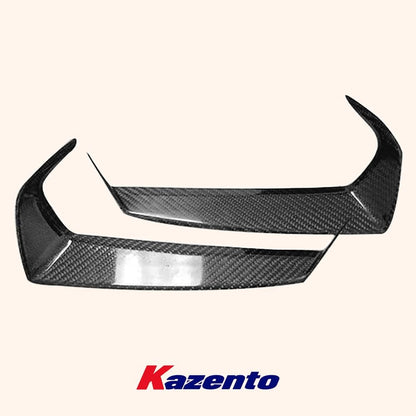 Kazento For Nissan GTR R35 (08-11 Only) KZ Carbon Fiber Front Headlight Eyelid Eyebrow Kazento Carbon Parts 车身侧板 R35-EYE-CF