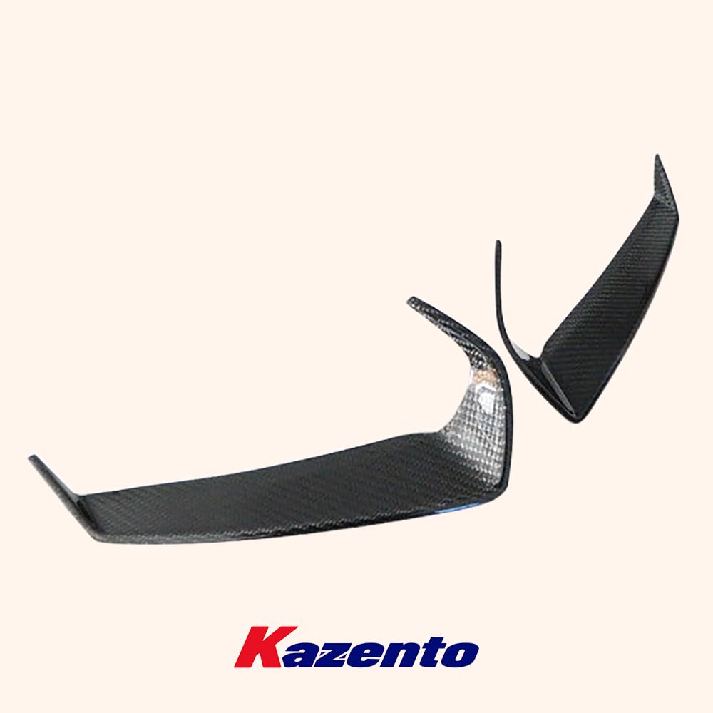 Kazento For Nissan GTR R35 (08-11 Only) KZ Carbon Fiber Front Headlight Eyelid Eyebrow Kazento Carbon Parts 车身侧板 R35-EYE-CF