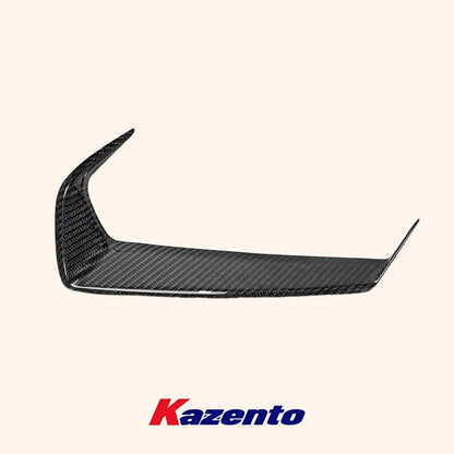 Kazento For Nissan GTR R35 (08-11 Only) KZ Carbon Fiber Front Headlight Eyelid Eyebrow Kazento Carbon Parts 车身侧板 R35-EYE-CF