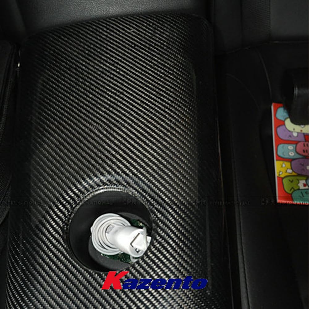 Kazento For Nissan GTR R35 (08-16 Only) KZ Carbon Fiber Rear Seat Arm Rest Cover Trim Kazento Carbon Parts 车身侧板 R35-ARM-CF