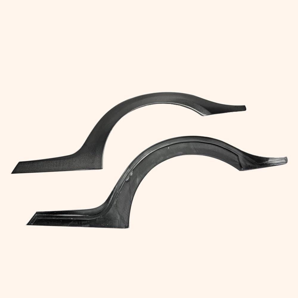 Kazento For Nissan GTR R35 (08-16 Only) TS Style Carbon Fiber Rear Fender Flares Cover Kazento Carbon Parts 车身侧板 R35-ARCH-TS-CF
