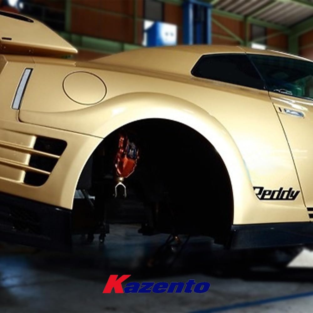 Kazento For Nissan GTR R35 (08-16 Only) TS Style Fiberglass Rear Fender Flares Cover Kazento Carbon Parts 车身侧板 R35-ARCH-TS-FRP