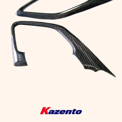 Kazento For Nissan GTR R35 (08-23) KZ Style Carbon Fiber Inner Door Pull Handle Surround Kazento Carbon Parts 车身侧板 R35-INNERHANDLE-CF