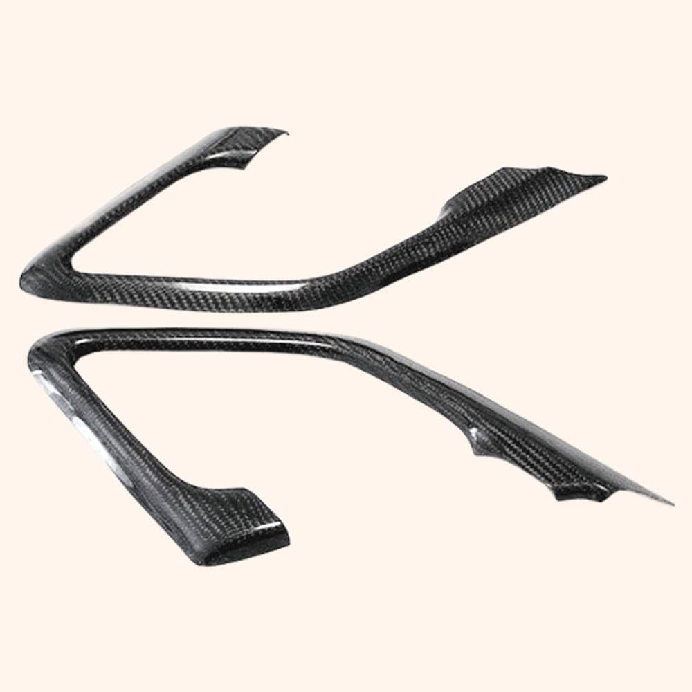 Kazento For Nissan GTR R35 (08-23) KZ Style Carbon Fiber Inner Door Pull Handle Surround Kazento Carbon Parts 车身侧板 R35-INNERHANDLE-CF
