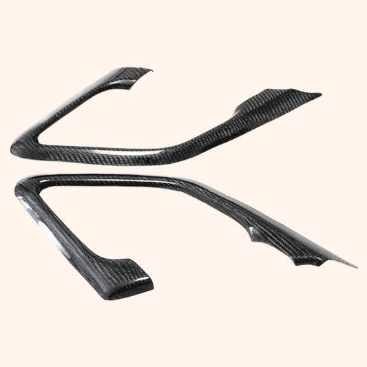 Kazento For Nissan GTR R35 (08-23) KZ Style Carbon Fiber Inner Door Pull Handle Surround Kazento Carbon Parts 车身侧板 R35-INNERHANDLE-CF
