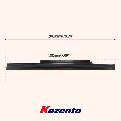 Kazento For Nissan GTR R35 (12-16 Only) NIS Style Fiberglass Unpaint Side Skirt Body Kit Kazento Carbon Parts 车身侧板 R35-SS-NIS-12ON-FRP