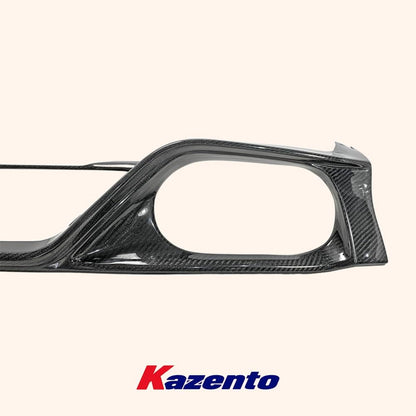 Kazento For Nissan GTR R35 (12-16 Only) OE Style Carbon Fiber Rear Bumper Lip Diffuser Kazento Carbon Parts 车身侧板 R35-RL-12-OE-CF