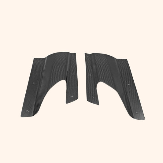 Kazento For Nissan GTR R35 13-18 VR Style Carbon Fiber Rear Under Skirt Side Air Shroud
