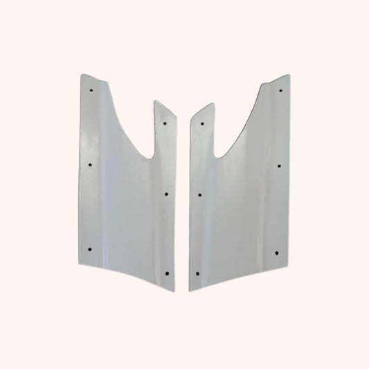 Kazento For Nissan GTR R35 13-18 VR Style Rear Under Skirt Side Air Shroud (FRP Unpaint)