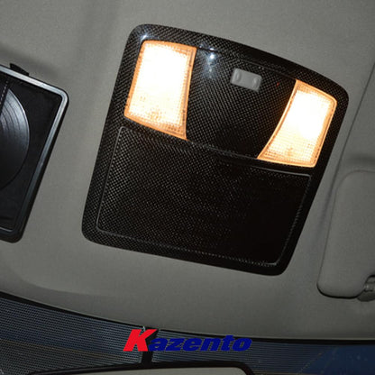 Kazento For Nissan GTR R35 2008-2016 (LHD) Matte Carbon Map Light Surround Trim Kazento Carbon Parts 车身侧板 R35-MAP-MCF