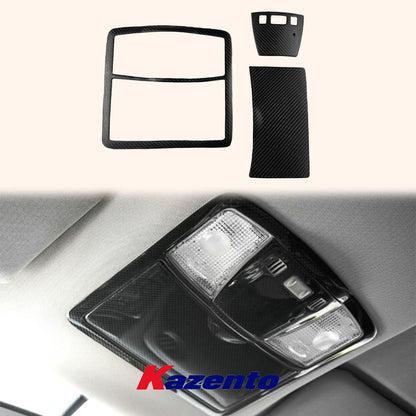 Kazento For Nissan GTR R35 2008-2016 (LHD) Matte Carbon Map Light Surround Trim Kazento Carbon Parts 车身侧板 R35-MAP-MCF
