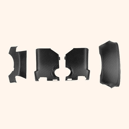 Kazento For Nissan GTR R35 2008-2016 (LHD) Matte Carbon Steering Column Surround Trim Kazento Carbon Parts 车身侧板 R35-COLUMN-MCF
