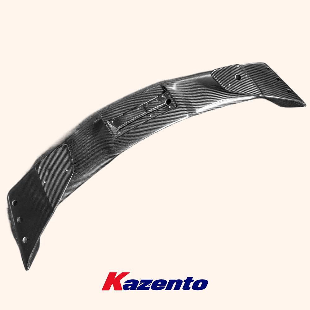 Kazento For Nissan GTR R35 2008-2022 Carbon Fiber VS Style Rear Trunk Boot Lid Spoiler Kazento Carbon Parts 车身侧板 R35-RS-VA17-17-CF