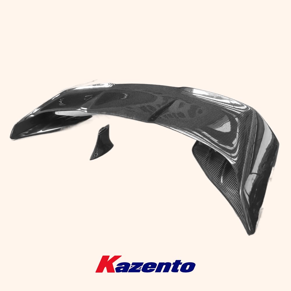 Kazento For Nissan GTR R35 2008-2022 Carbon Fiber VS Style Rear Trunk Boot Lid Spoiler Kazento Carbon Parts 车身侧板 R35-RS-VA17-17-CF