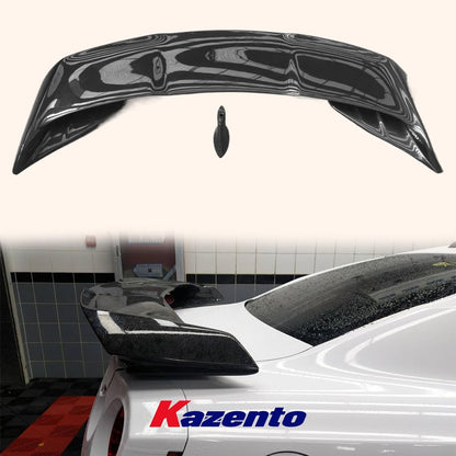 Kazento For Nissan GTR R35 2008-2022 Carbon Fiber VS Style Rear Trunk Boot Lid Spoiler Kazento Carbon Parts 车身侧板 R35-RS-VA17-17-CF