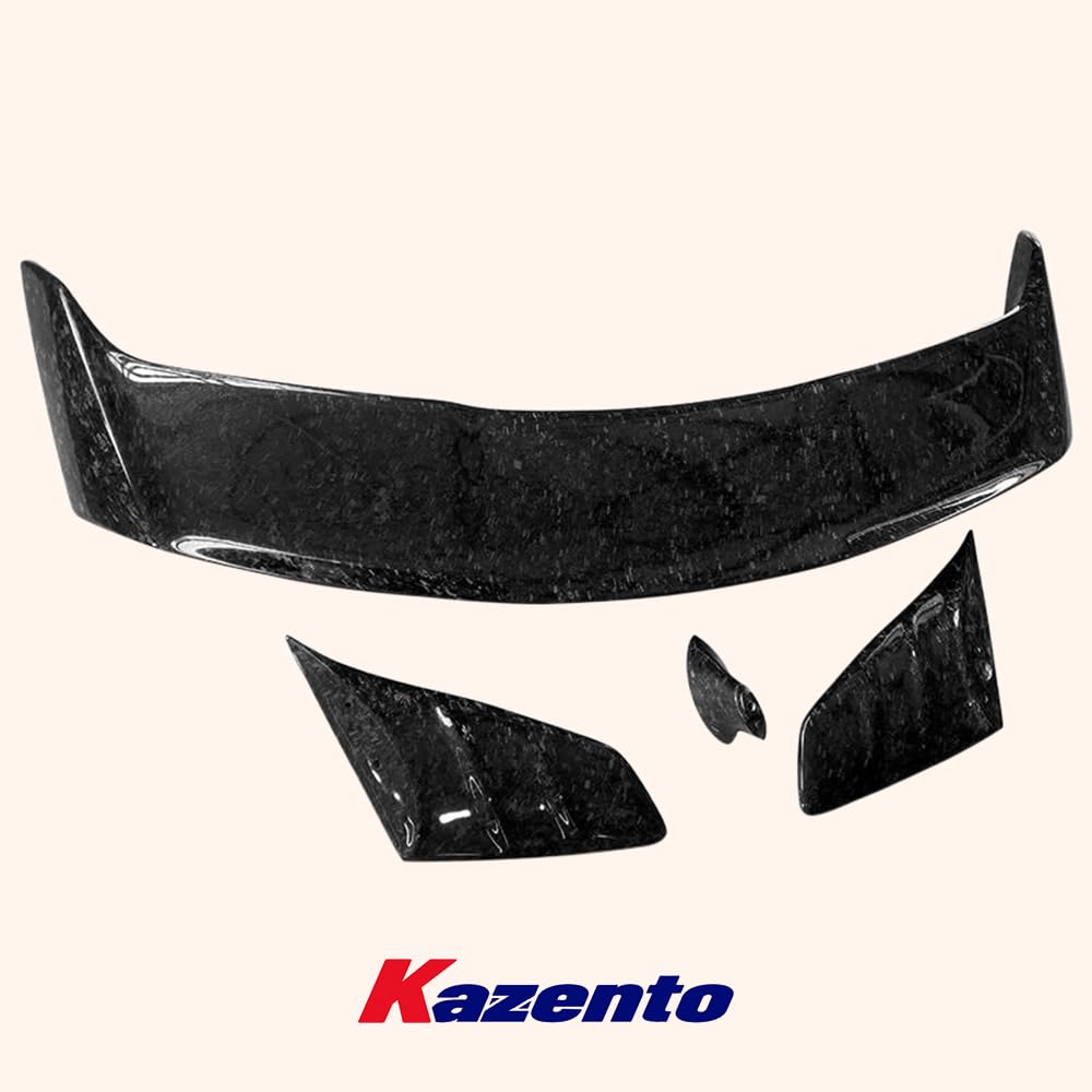 Kazento For Nissan GTR R35 2008-2022 Forged Carbon VS Style Rear Trunk Boot Lid Spoiler Kazento Carbon Parts 车身侧板 R35-RS-VA17-17-FCF