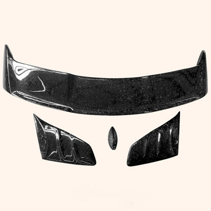 Kazento For Nissan GTR R35 2008-2022 Forged Carbon VS Style Rear Trunk Boot Lid Spoiler Kazento Carbon Parts 车身侧板 R35-RS-VA17-17-FCF