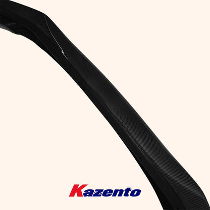 Kazento For Nissan GTR R35 2013-Ver VR Style Carbon Fiber Front Bumper Lip Spoiler Kazento Carbon Parts 车身侧板 R35-FL-13VA-CF