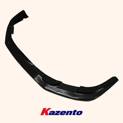 Kazento For Nissan GTR R35 2013-Ver VR Style Carbon Fiber Front Bumper Lip Spoiler Kazento Carbon Parts 车身侧板 R35-FL-13VA-CF