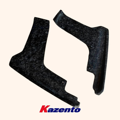 Kazento For Nissan GTR R35 2017-2022 Forged Carbon Fiber VS Style Rear Bumper Lip Spat Kazento Carbon Parts 车身侧板 R35-SPAT-VRS-FCF