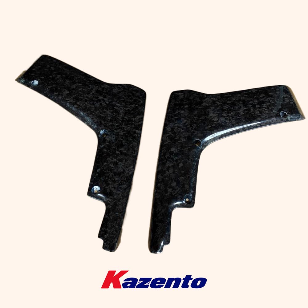 Kazento For Nissan GTR R35 2017-2022 Forged Carbon Fiber VS Style Rear Bumper Lip Spat Kazento Carbon Parts 车身侧板 R35-SPAT-VRS-FCF