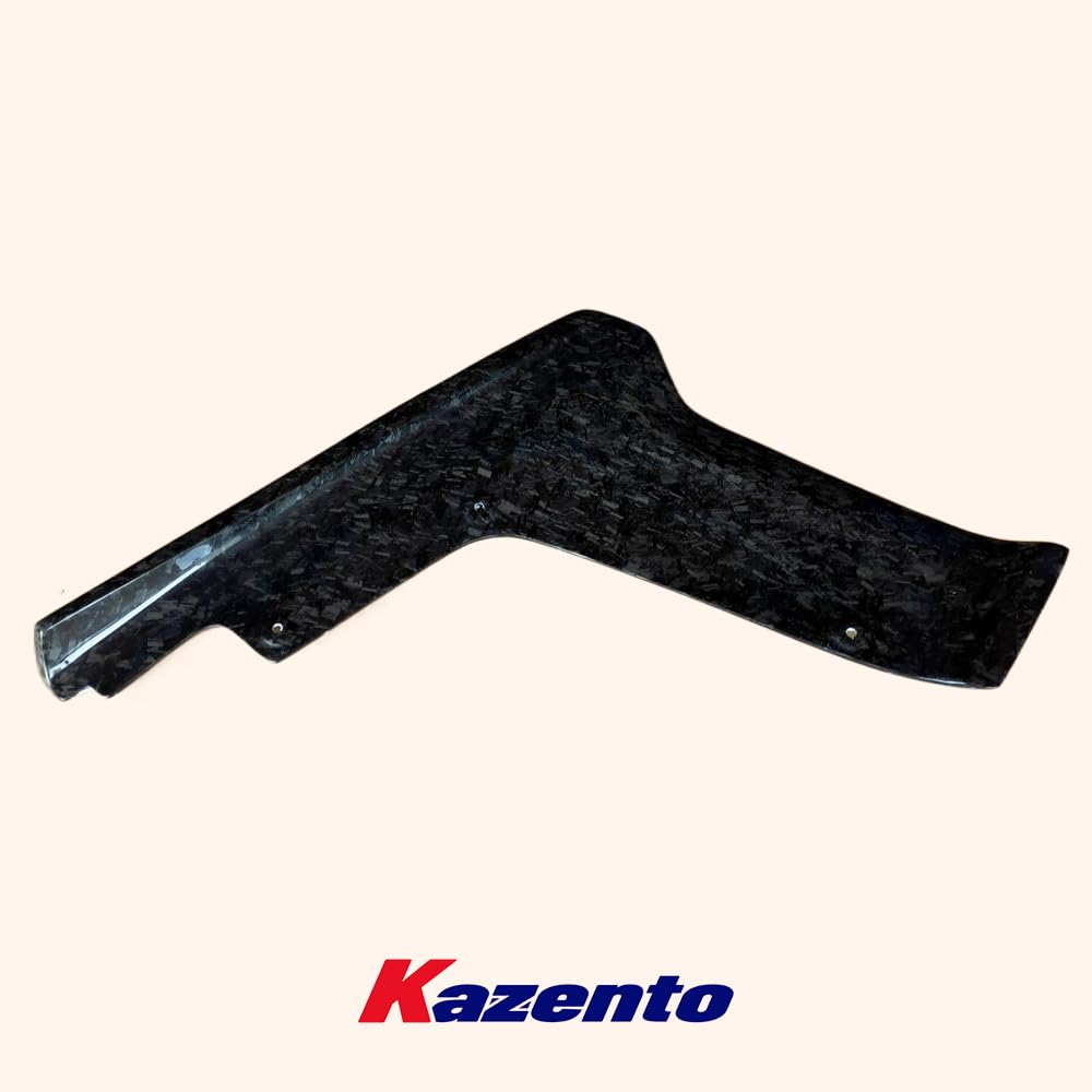 Kazento For Nissan GTR R35 2017-2022 Forged Carbon Fiber VS Style Rear Bumper Lip Spat Kazento Carbon Parts 车身侧板 R35-SPAT-VRS-FCF