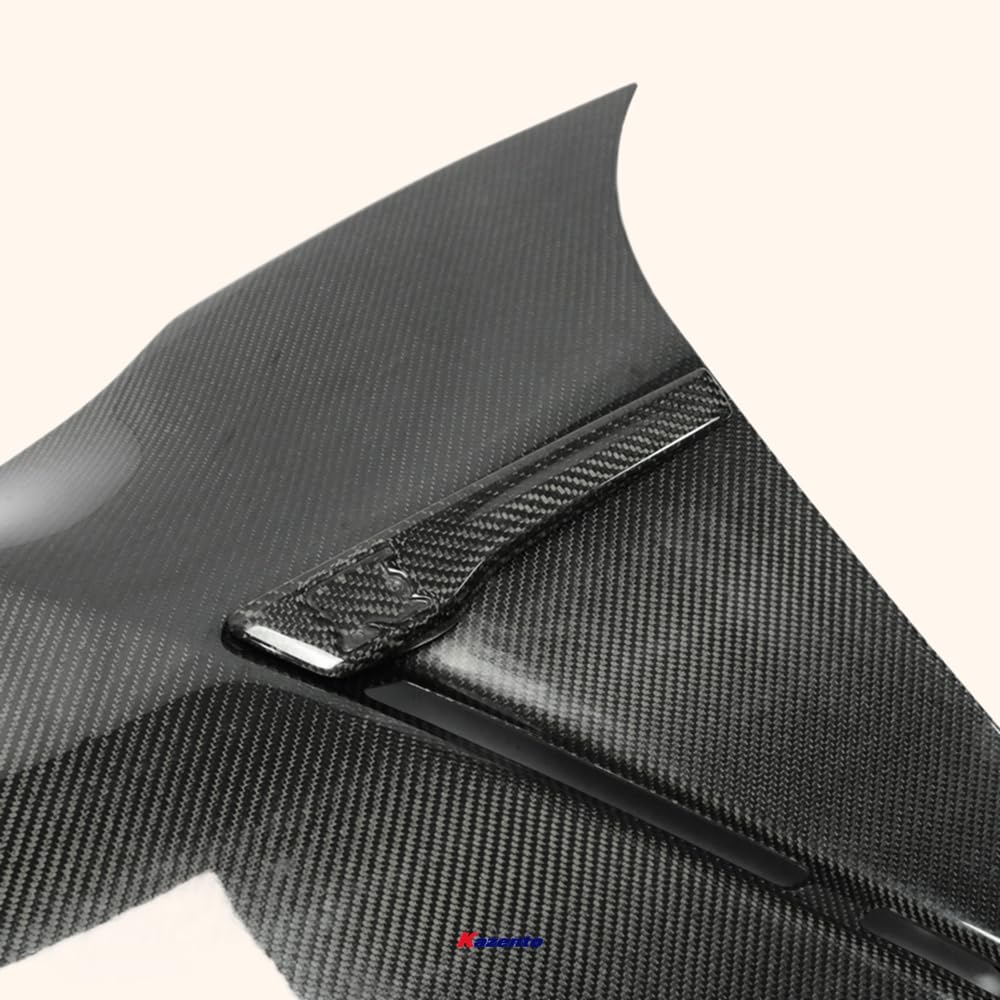 Kazento For Nissan Gtr R35 2017 My17 Oem Front Fender (Air Vents Not Included) Carbon Fiber