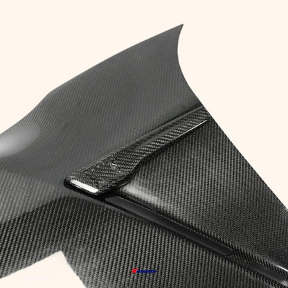 Kazento For Nissan Gtr R35 2017 My17 Oem Front Fender (Air Vents Not Included) Carbon Fiber