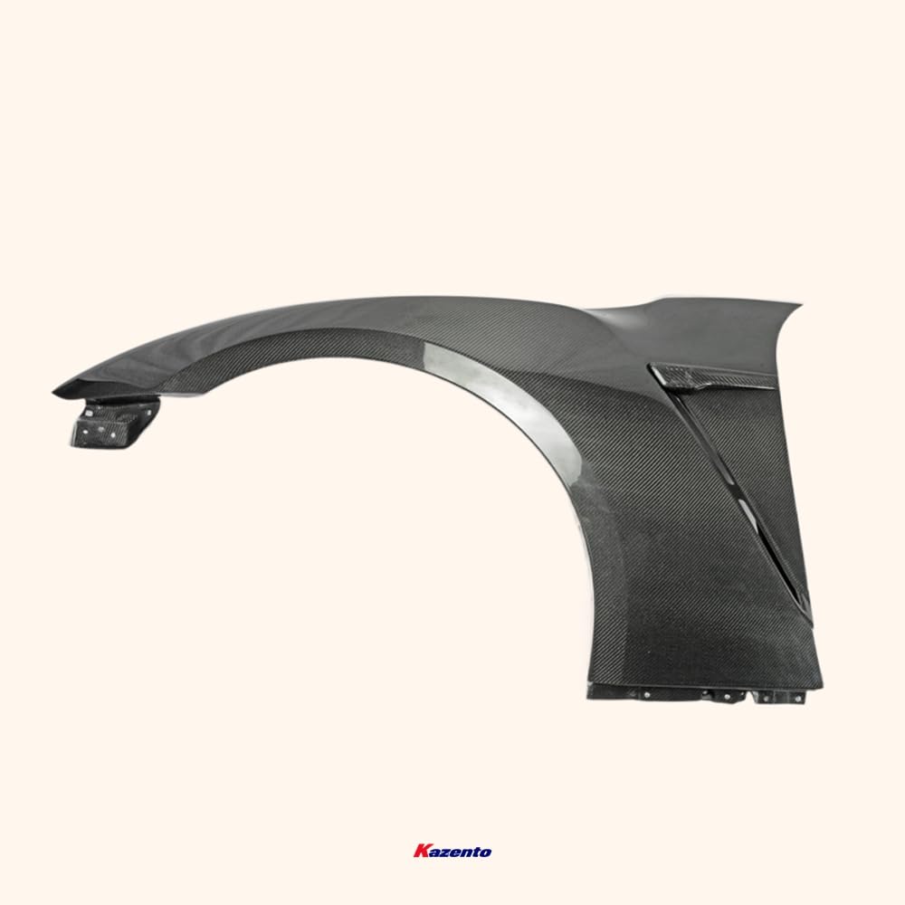 Kazento For Nissan Gtr R35 2017 My17 Oem Front Fender (Air Vents Not Included) Carbon Fiber
