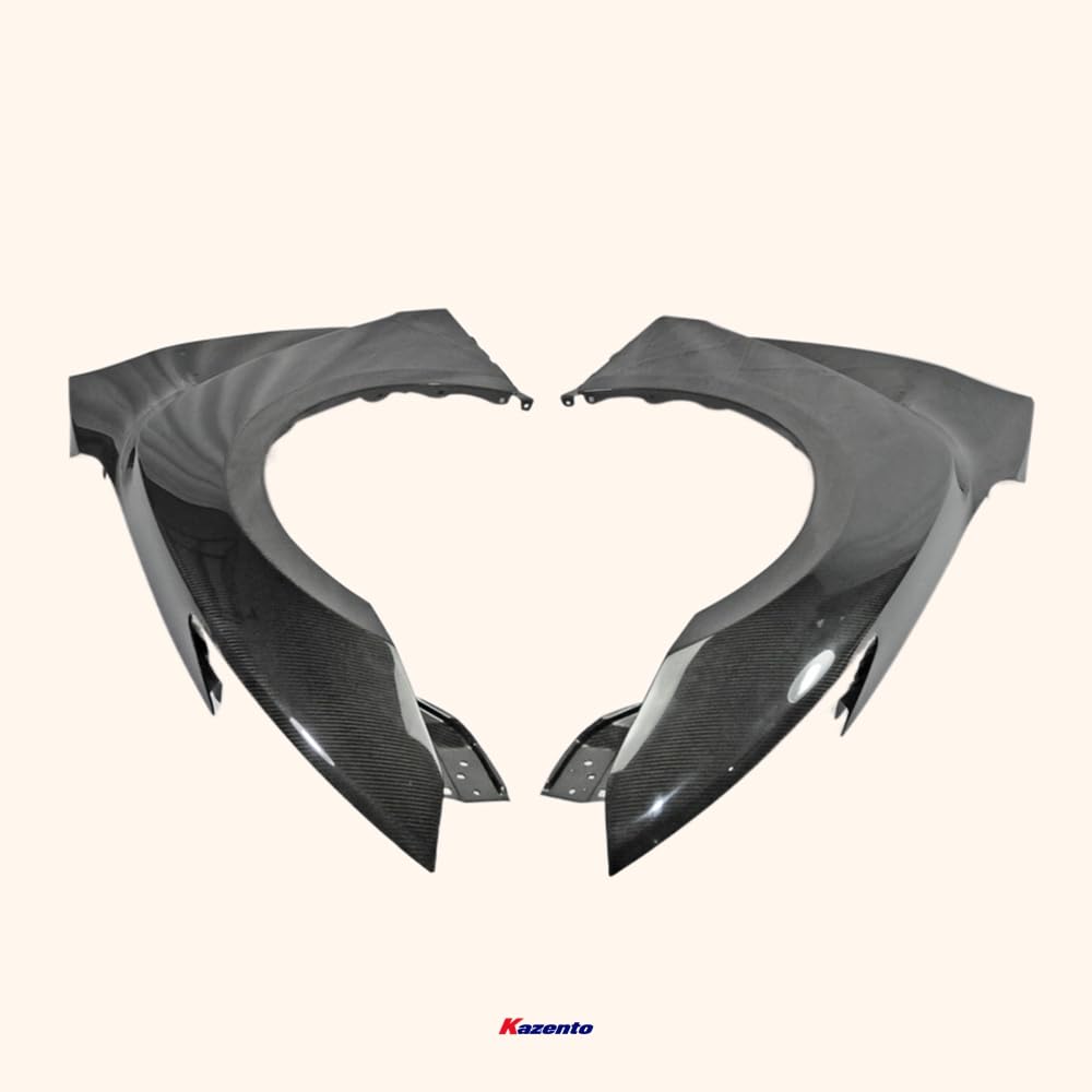 Kazento For Nissan Gtr R35 2017 My17 Oem Front Fender (Air Vents Not Included) Carbon Fiber