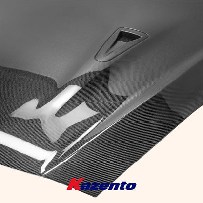 Kazento For Nissan GTR R35 4BA (17-23 Only) OE Style Carbon Fiber Front Bonnet Hood Kazento Carbon Parts 车身侧板 R35-HOOD-OE-17-CF