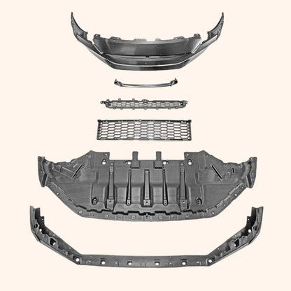 Kazento For Nissan Gtr R35 Ts Style Front Bumper (Will Only Fit My17 Hood) Pp Unpaint Kazento Carbon Parts 车身侧板 R35-FB-TS-PP