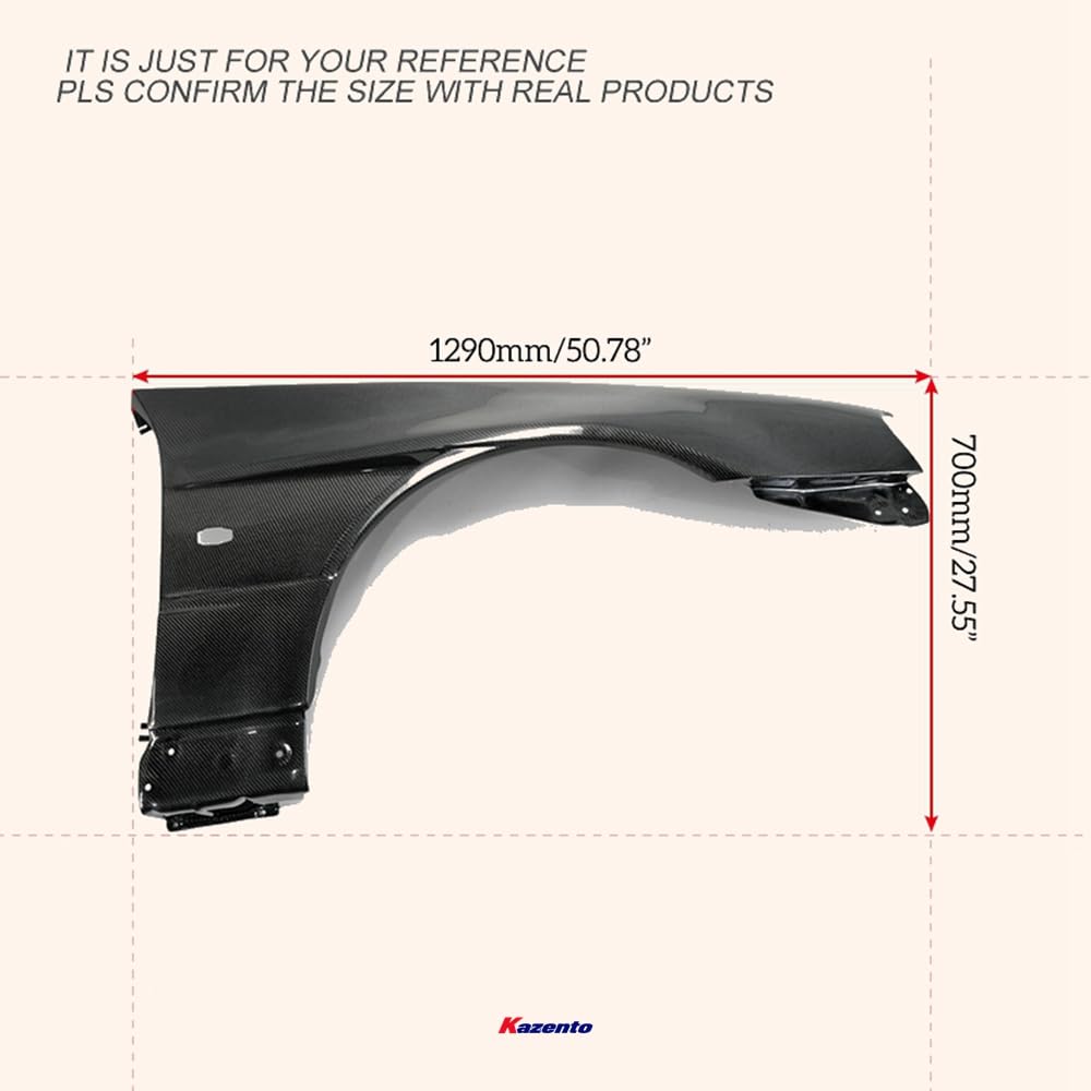 Kazento For Nissan R34 Gtr Bnr34 Bv2 Style Front Vented Fender Carbon Fiber Kazento Carbon Parts 车身侧板 R34-FF-BV2-GTR-CF