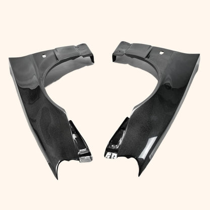 Kazento For Nissan R34 Gtr Bnr34 Bv2 Style Front Vented Fender Carbon Fiber Kazento Carbon Parts 车身侧板 R34-FF-BV2-GTR-CF