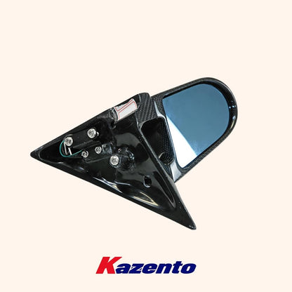 Kazento For Nissan R34 Skyline Sedan (4D RHD only) KZ Carbon Fiber Aero Mirror Model Kazento Carbon Parts 车身侧板 R344D-MC-TI-GND-R-CF