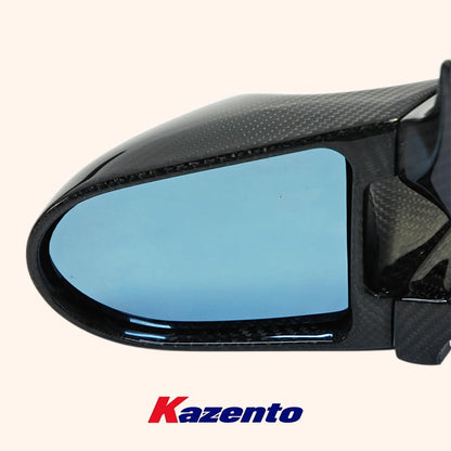 Kazento For Nissan R34 Skyline Sedan (4D RHD only) KZ Carbon Fiber Aero Mirror Model Kazento Carbon Parts 车身侧板 R344D-MC-TI-GND-R-CF