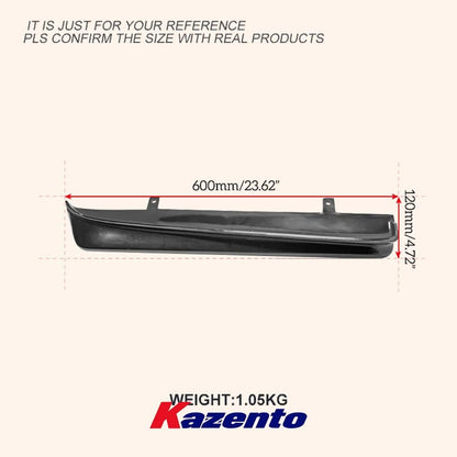 Kazento For Nissan R34 Skyline Sedan (4Dr only) HSM Fiberglass Unpaint Rear Spat Splitter Kazento Carbon Parts 车身侧板 R34-SPAT-HSM-4DR-FRP