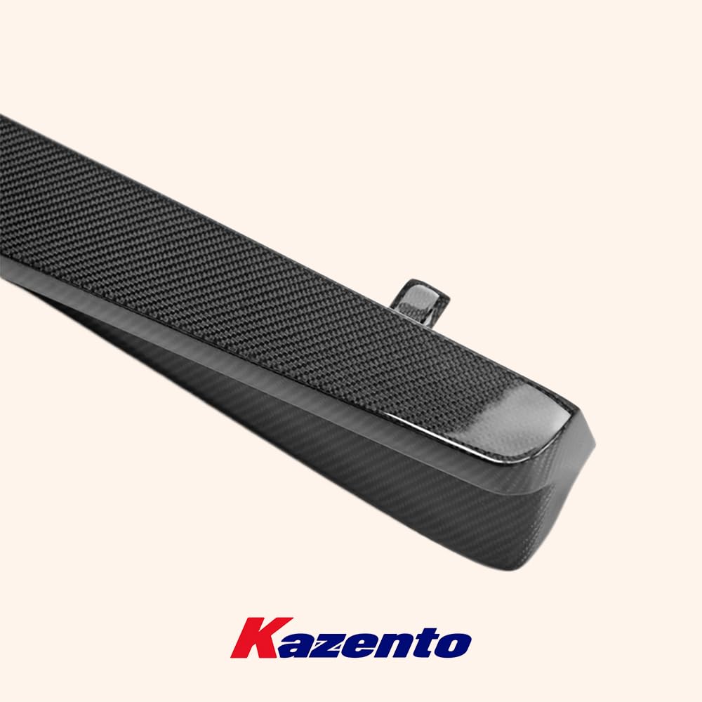 Kazento For Nissan R34 Skyline Sedan (4Dr only) HSM Type Carbon Fiber Rear Spat Splitter Kazento Carbon Parts 车身侧板 R34-SPAT-HSM-4DR-CF