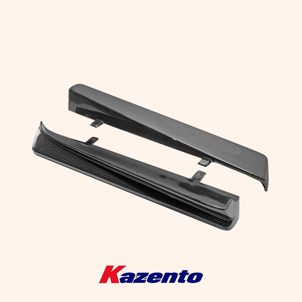 Kazento For Nissan R34 Skyline Sedan (4Dr only) HSM Type Carbon Fiber Rear Spat Splitter Kazento Carbon Parts 车身侧板 R34-SPAT-HSM-4DR-CF