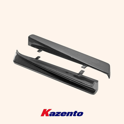 Kazento For Nissan R34 Skyline Sedan (4Dr only) HSM Type Carbon Fiber Rear Spat Splitter Kazento Carbon Parts 车身侧板 R34-SPAT-HSM-4DR-CF