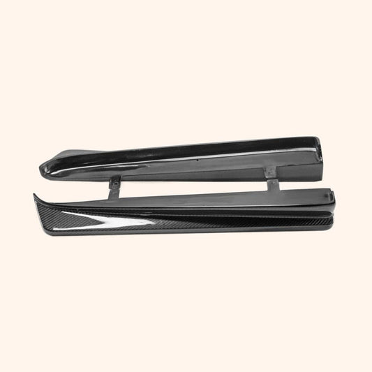 Kazento For Nissan R34 Skyline Sedan (4Dr only) HSM Type Carbon Fiber Rear Spat Splitter Kazento Carbon Parts 车身侧板 R34-SPAT-HSM-4DR-CF