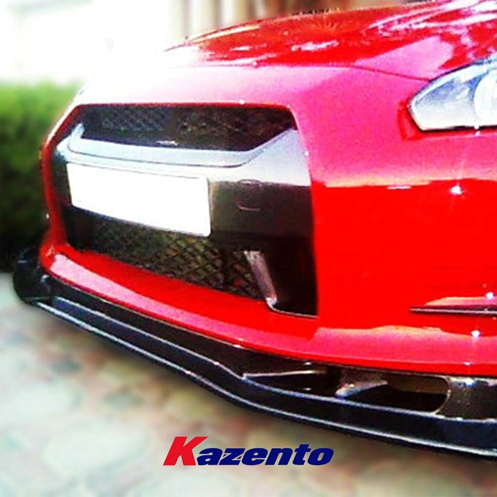 Kazento For Nissan R35 09-11 (Pre-facelift) GTR AS Style Carbon Fiber Front Bumper Lip Kazento Carbon Parts 车身侧板 R35-FL-AS-CF