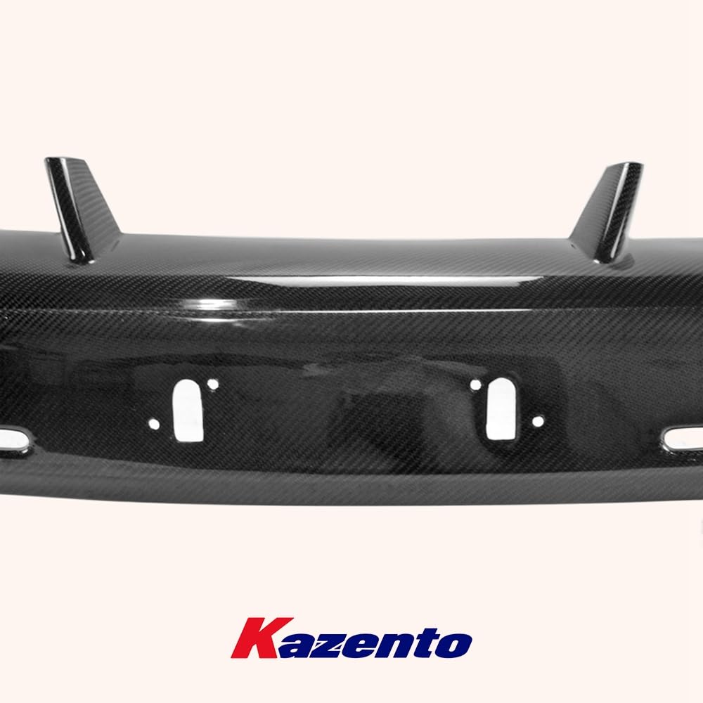 Kazento For Nissan R35 GTR 08-11 WD Carbon Fiber Front Bumper Center Nose Cover Grille Kazento Carbon Parts 车身侧板 R35-NOSE-08-WD-CF