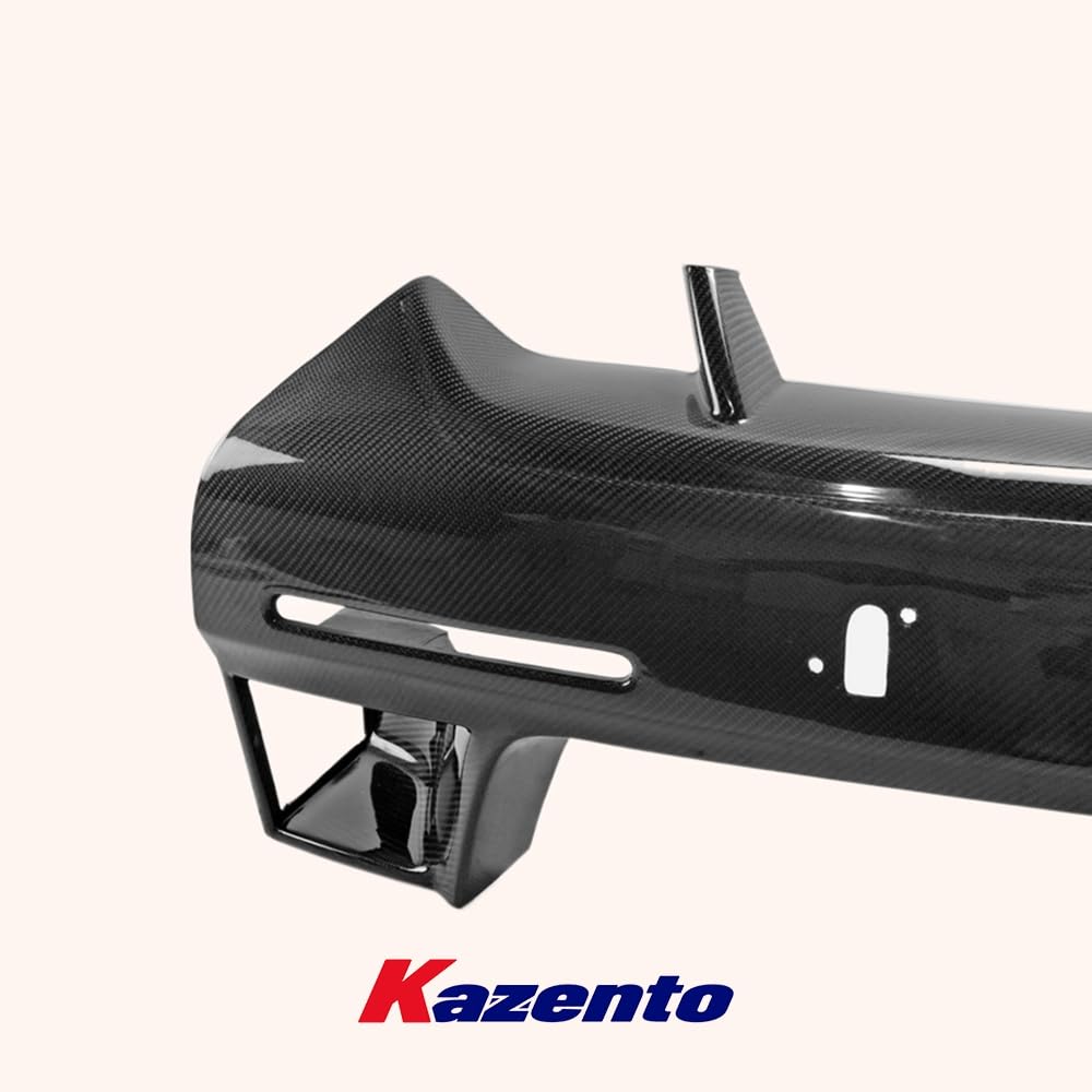 Kazento For Nissan R35 GTR 08-11 WD Carbon Fiber Front Bumper Center Nose Cover Grille Kazento Carbon Parts 车身侧板 R35-NOSE-08-WD-CF