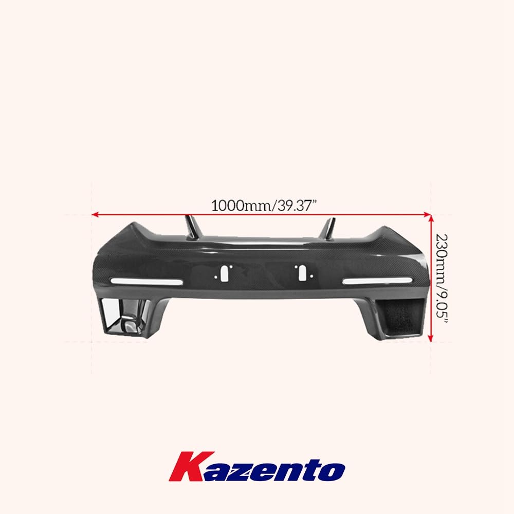 Kazento For Nissan R35 GTR 08-11 WD Carbon Fiber Front Bumper Center Nose Cover Grille Kazento Carbon Parts 车身侧板 R35-NOSE-08-WD-CF