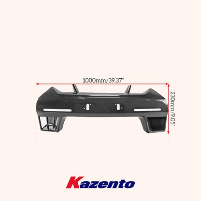 Kazento For Nissan R35 GTR 08-11 WD Carbon Fiber Front Bumper Center Nose Cover Grille Kazento Carbon Parts 车身侧板 R35-NOSE-08-WD-CF