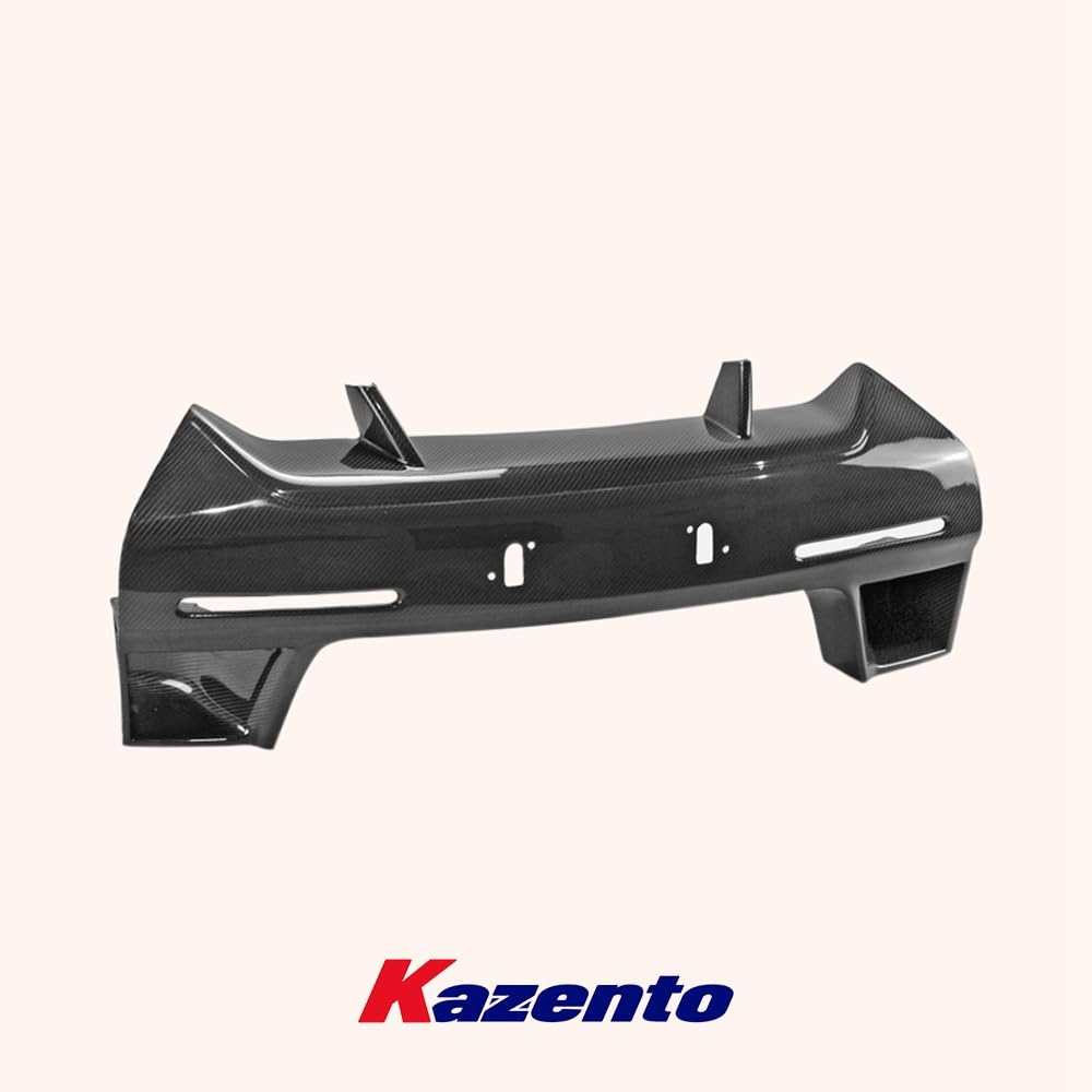 Kazento For Nissan R35 GTR 08-11 WD Carbon Fiber Front Bumper Center Nose Cover Grille Kazento Carbon Parts 车身侧板 R35-NOSE-08-WD-CF